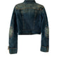 Dsquared2 Fall Winter 2004 Cropped Denim Riding Jacket