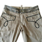 2000s Dsquared2 Embroidered Khaki Pants