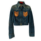 Dsquared2 Fall Winter 2004 Cropped Denim Riding Jacket