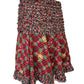 90s/00s Blumarine Floral Plaid Set