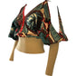 Jean Paul Gaultier 80s/90s Native American Print Butterfly Top