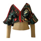 Jean Paul Gaultier 80s/90s Native American Print Butterfly Top