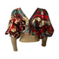 Jean Paul Gaultier 80s/90s Native American Print Butterfly Top
