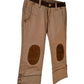 Dsquared2 Fall Winter 2004 Leather & Khaki Capri Riding Pants