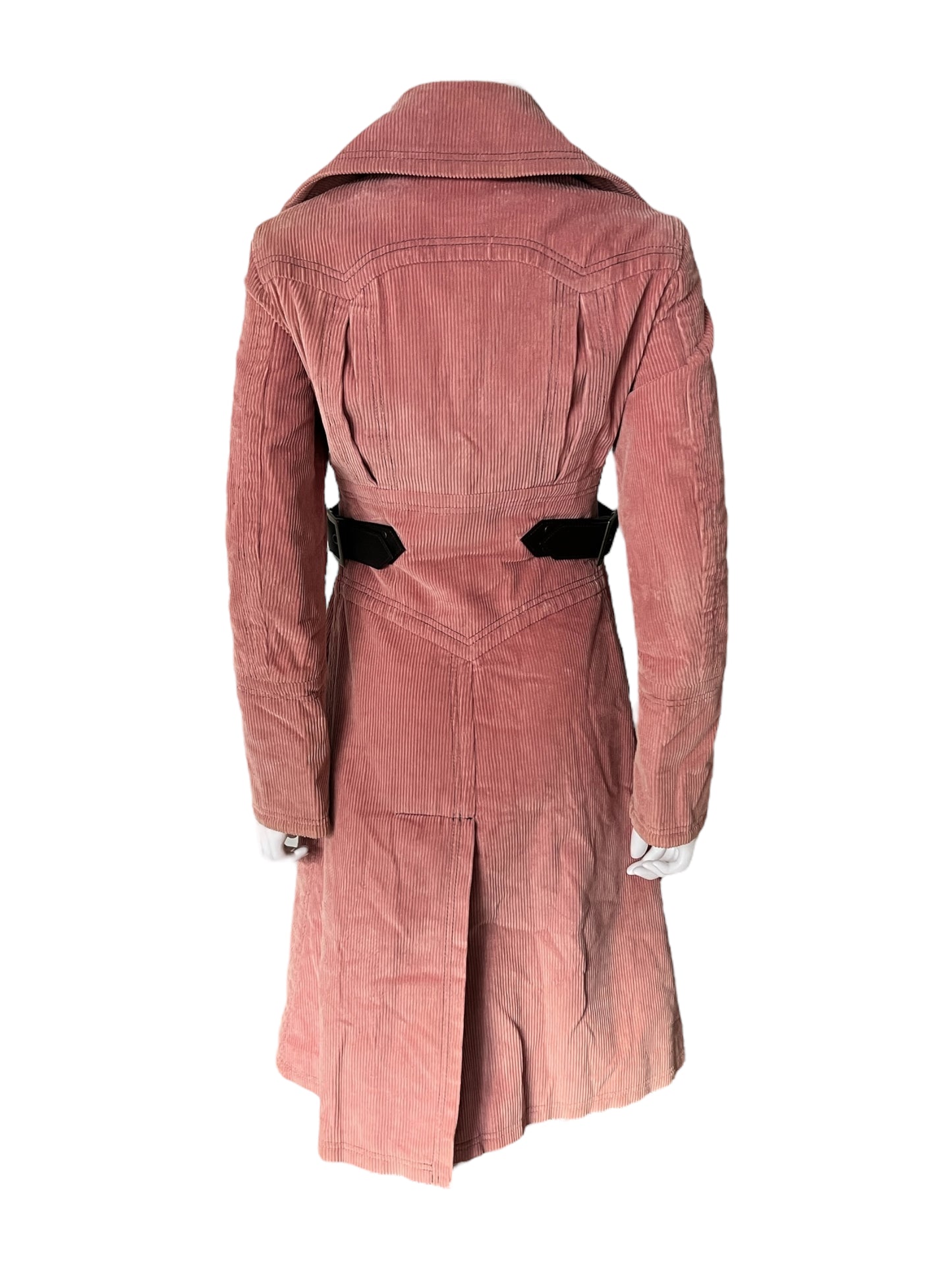 Dsquared2 Early 2000s Pink Western Corduroy Coat