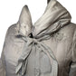 Blumarine Mid Length Puffer Coat with Fur Trim