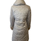 Blumarine Mid Length Puffer Coat with Fur Trim