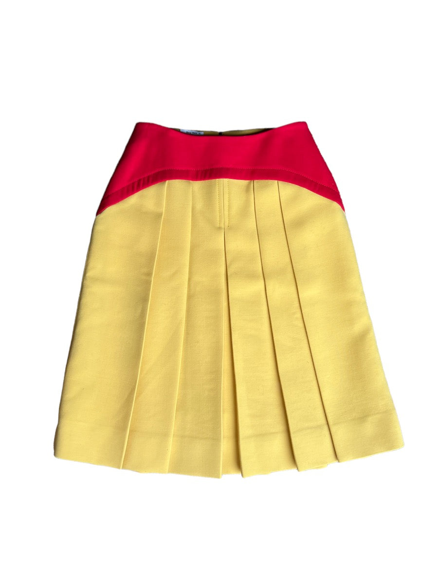 Miu Miu Spring 2014 Pleated Skirt